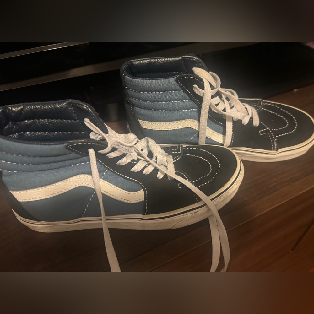 Blue Vans High tops